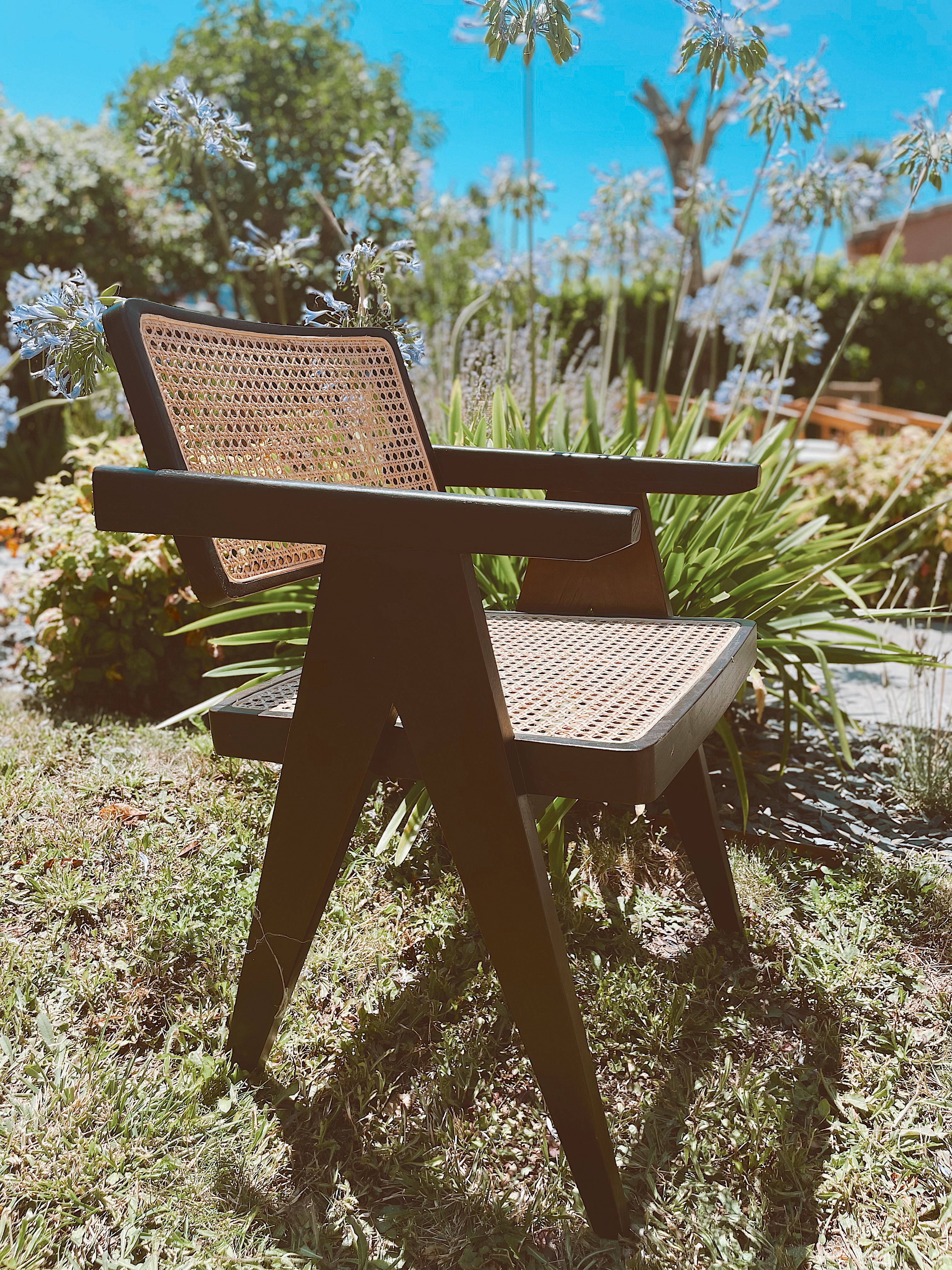 Fauteuil Bali Teck Cannage Couleur Noir Pepiterie fauteuil-bali-teck-cannage-couleur-noir-pepiterie