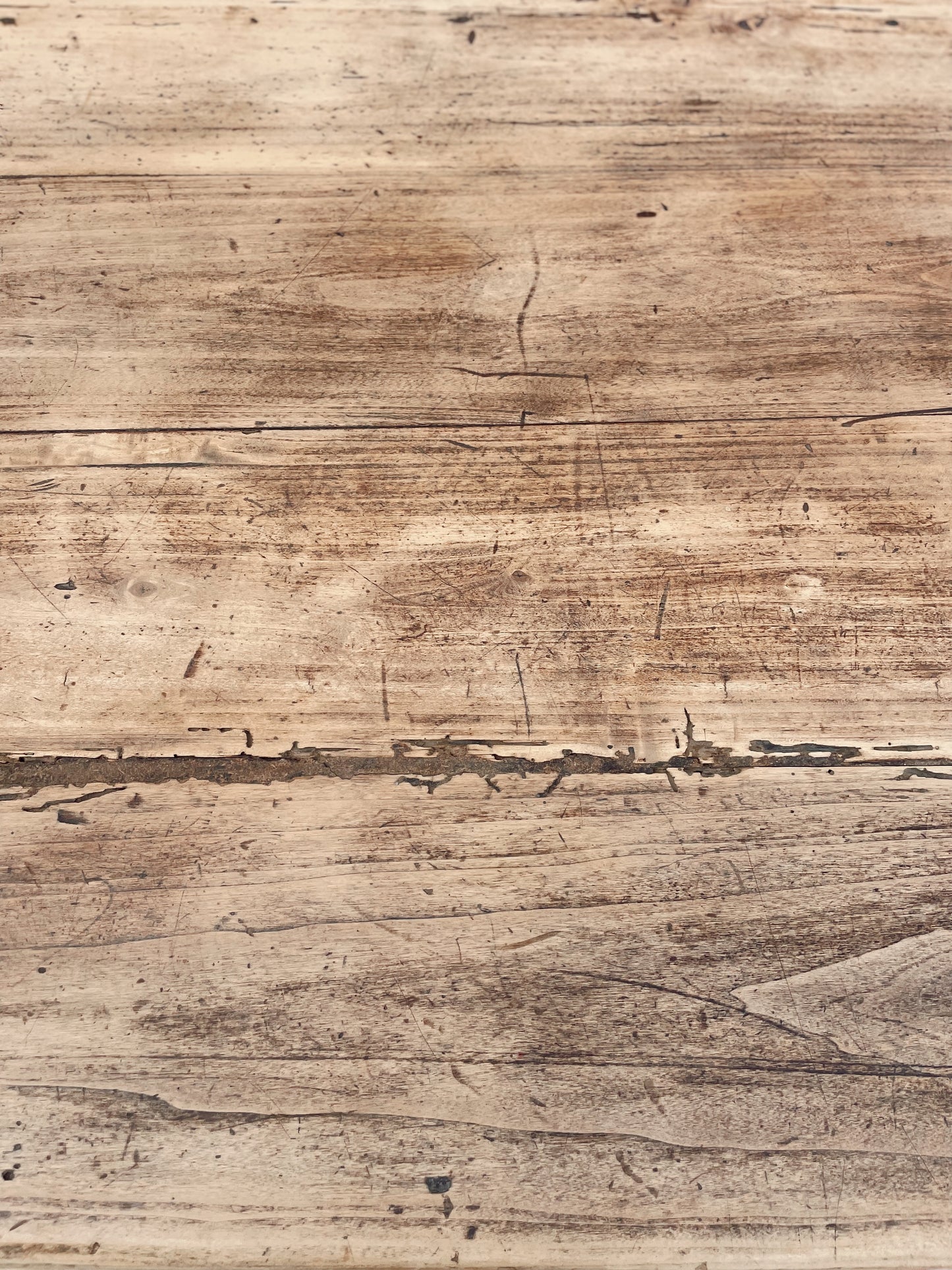 Table de ferme vintage et rustique 170cm