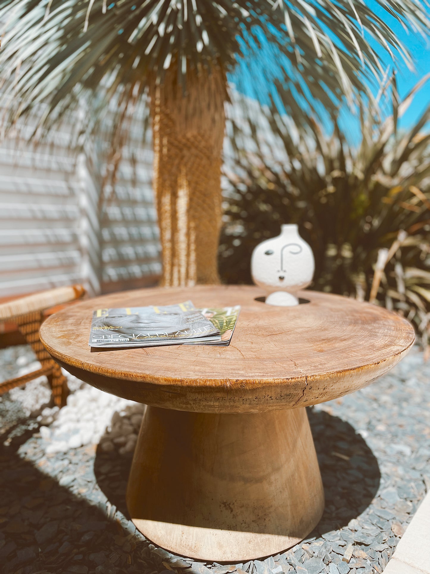 Table basse ronde « Champi » Bali