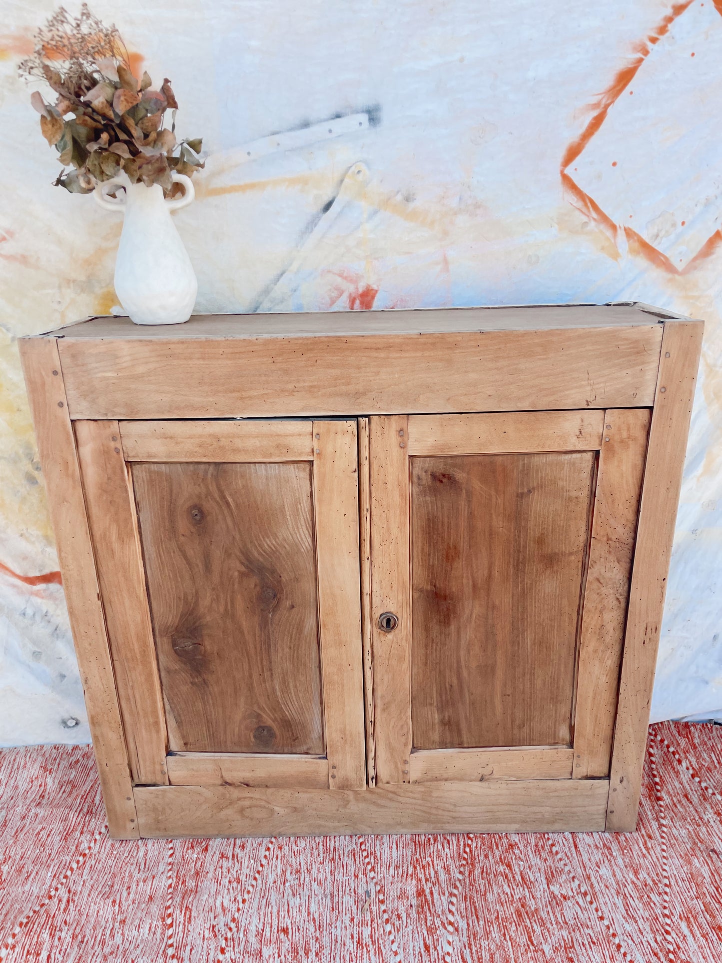 Buffet vintage bois brut style parisien