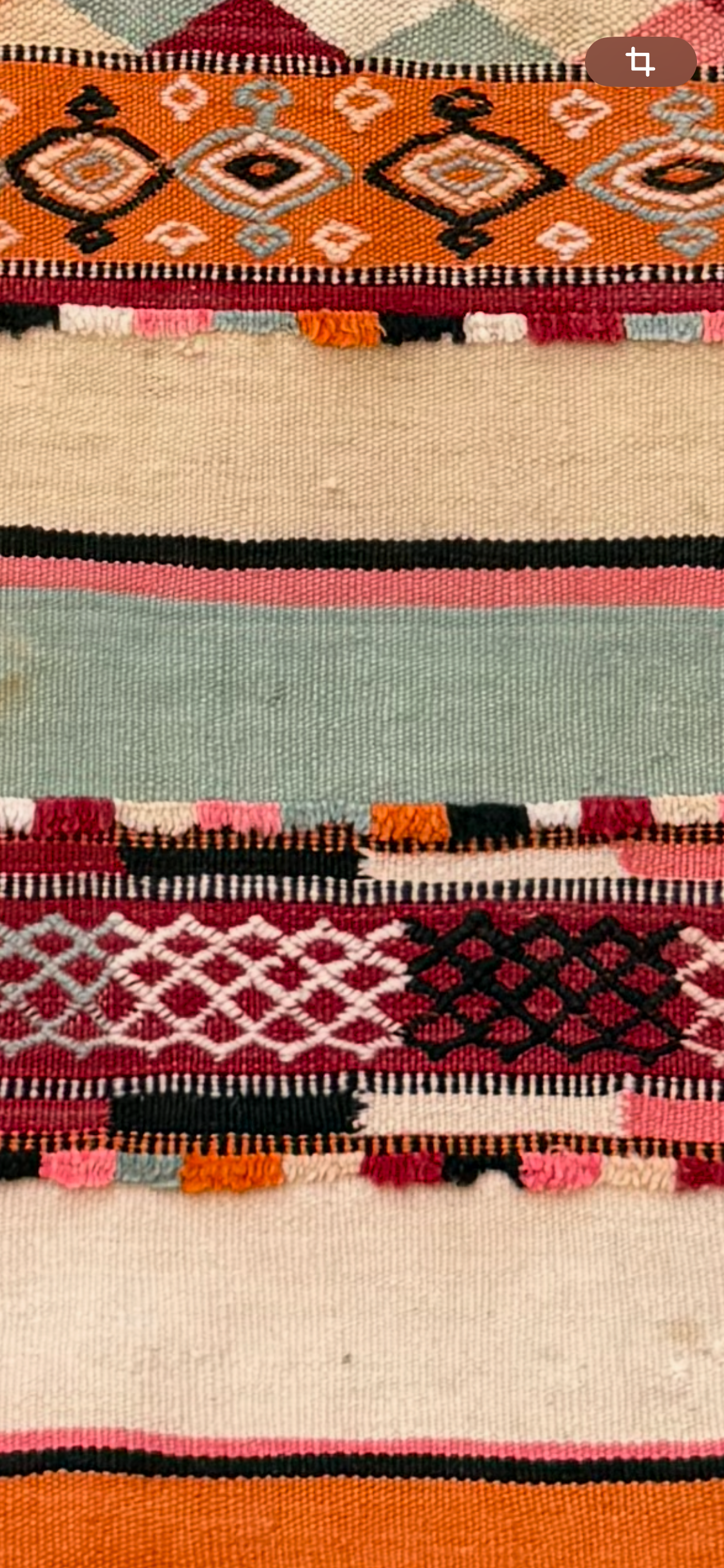 Tapis berbère Vintage ancien - kilim hanbel zemmour