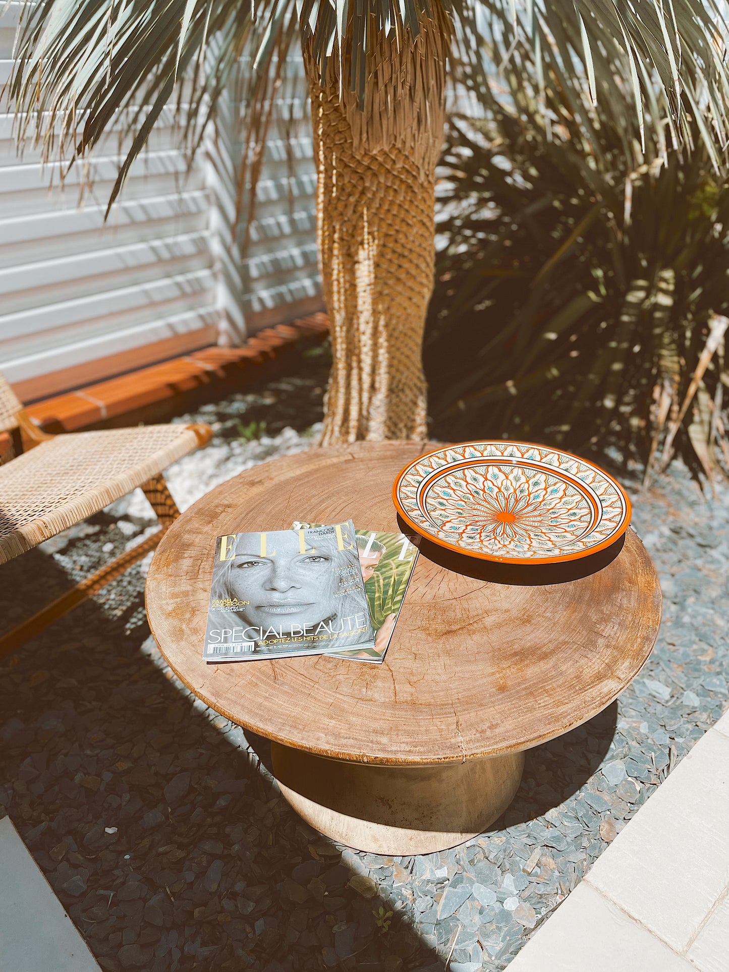 Table basse ronde « Champi » Bali