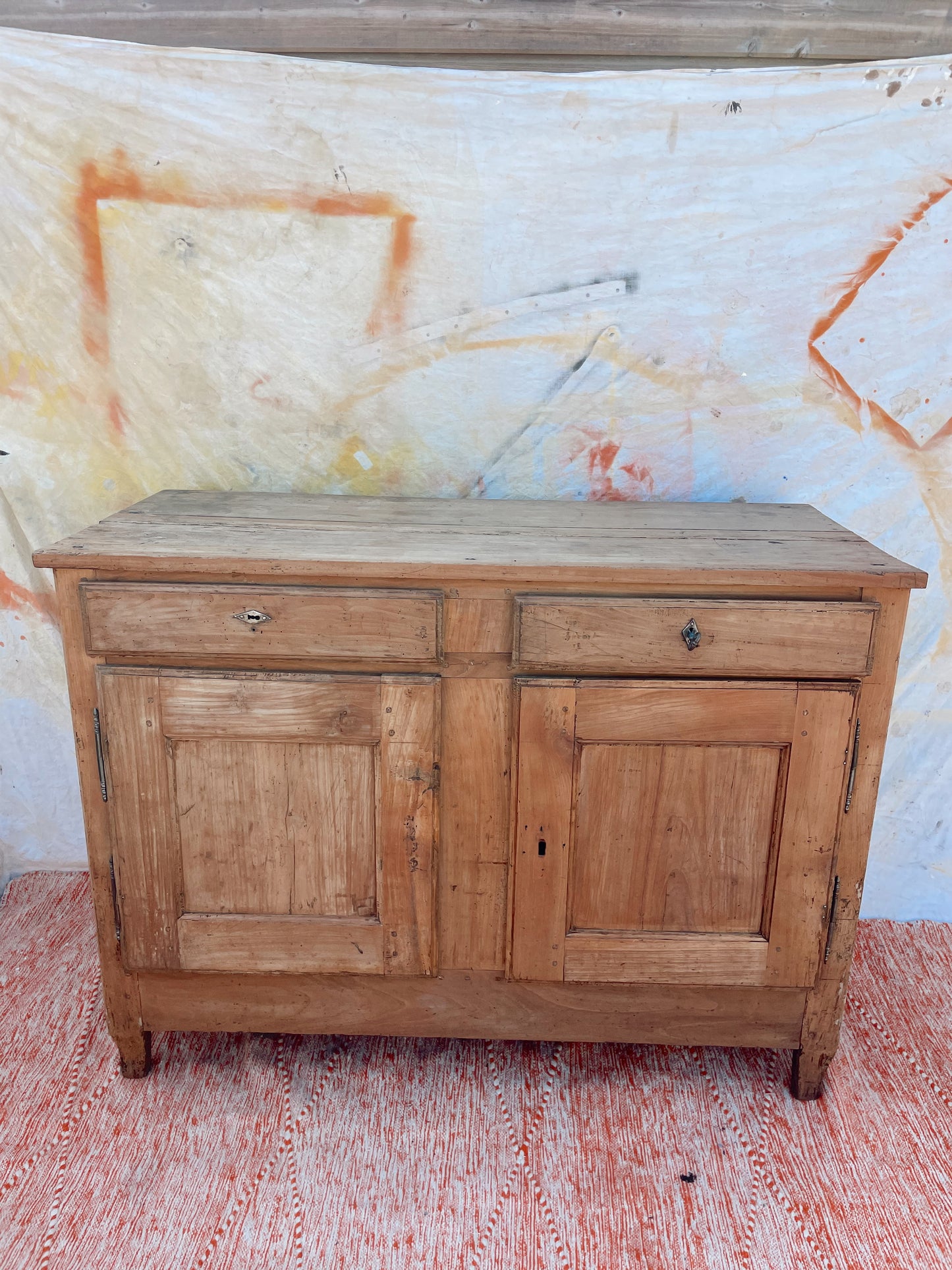 Buffet vintage rustique