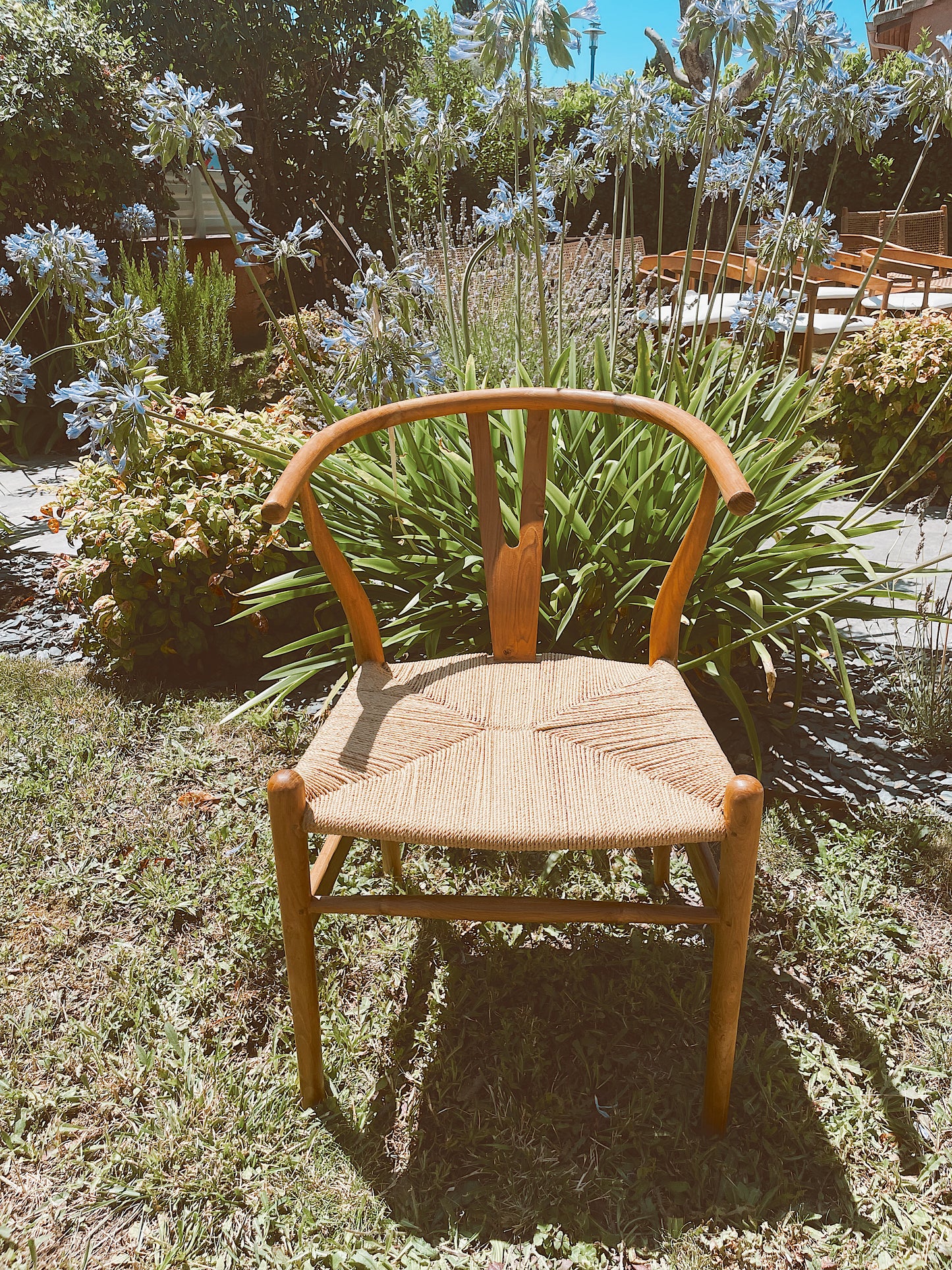 Chaise « Tarzan » Bali teck & corde