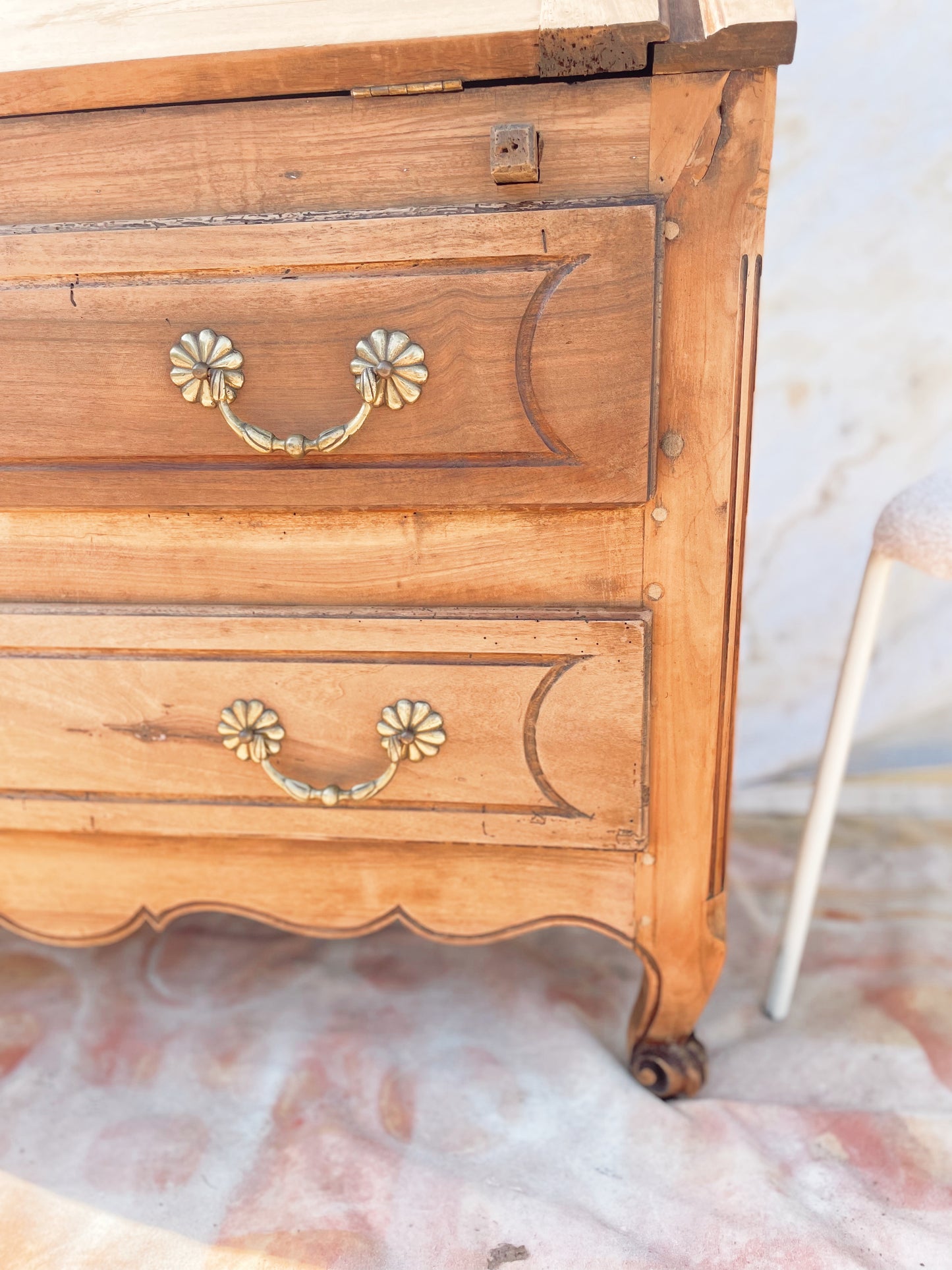 Secretaire vintage bois style anglais