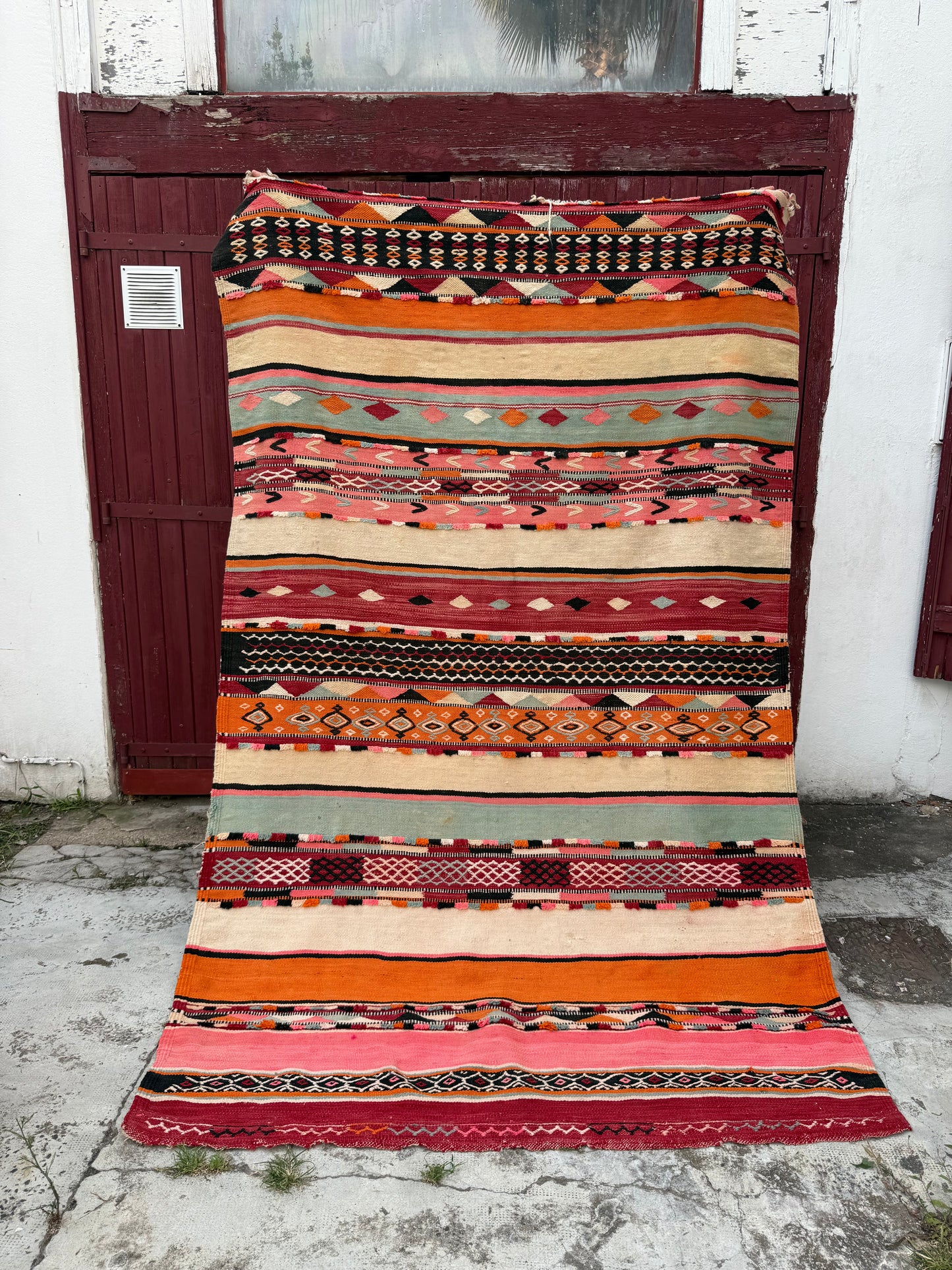 Tapis berbère Vintage ancien - kilim hanbel zemmour