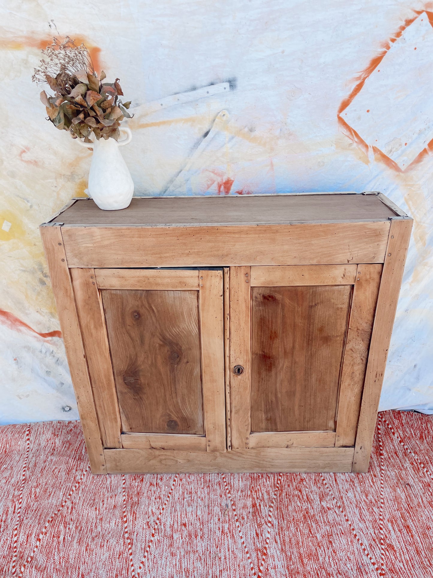 Buffet vintage bois brut style parisien