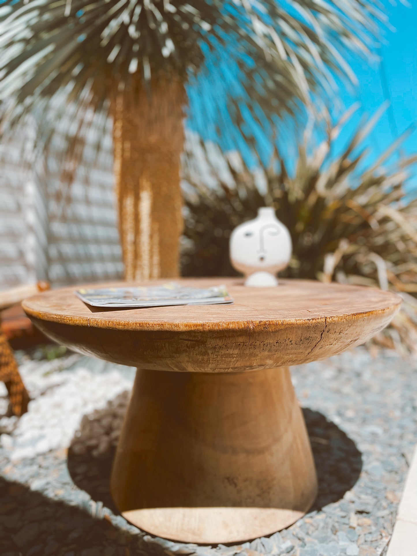 Table basse ronde « Champi » Bali