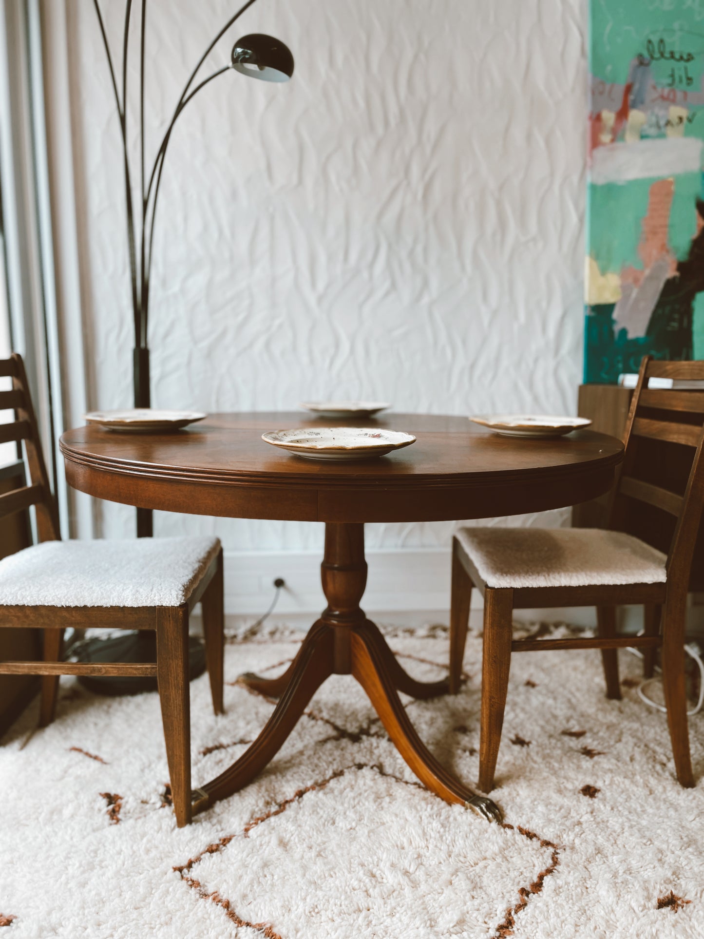 Table ronde Vintage "Lion"