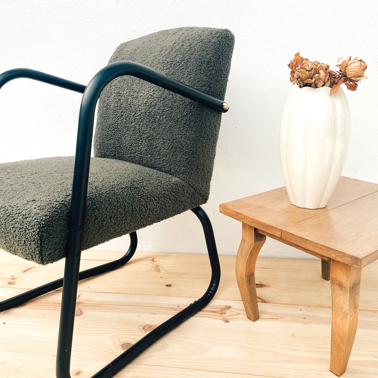 Fauteuil " Bouclettes" Vintage années 70