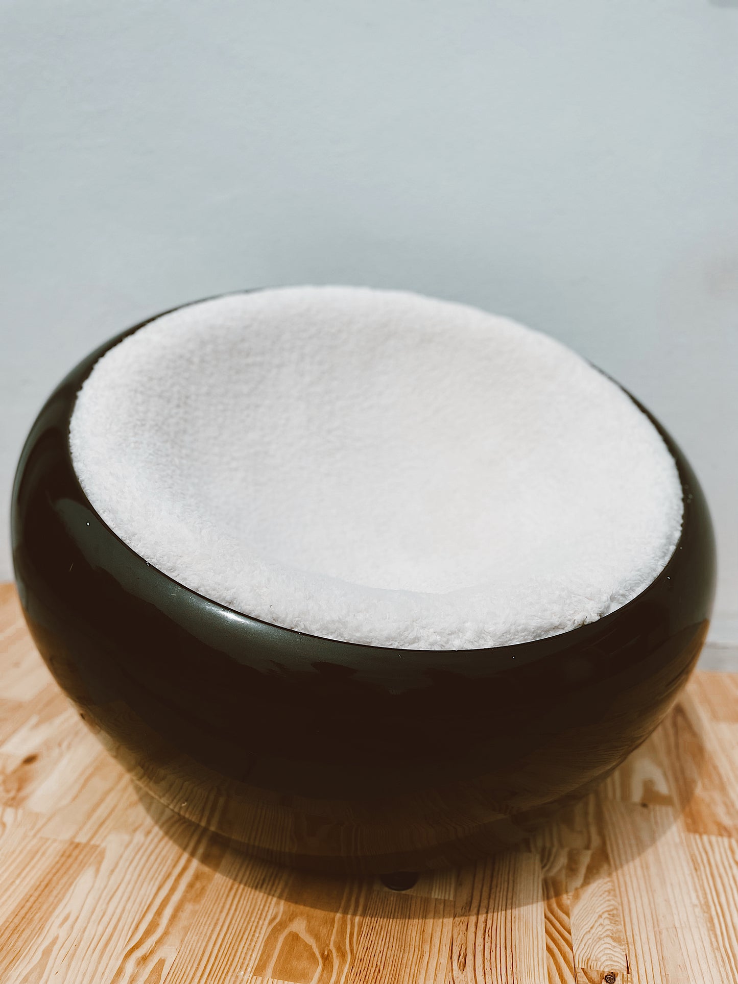 "Space bouclettes", Fauteuil Boule Vintage 70´s