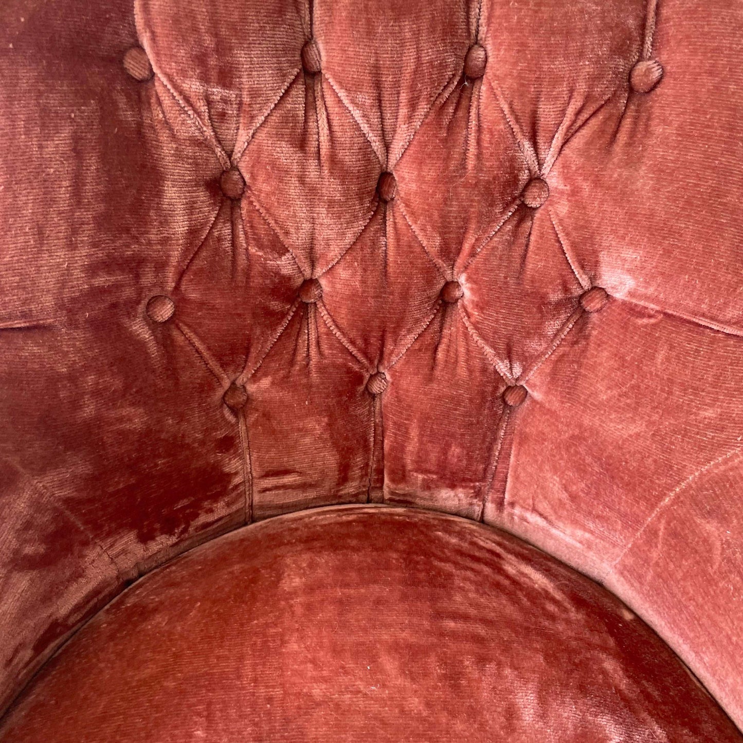 Fauteuil Velours rose