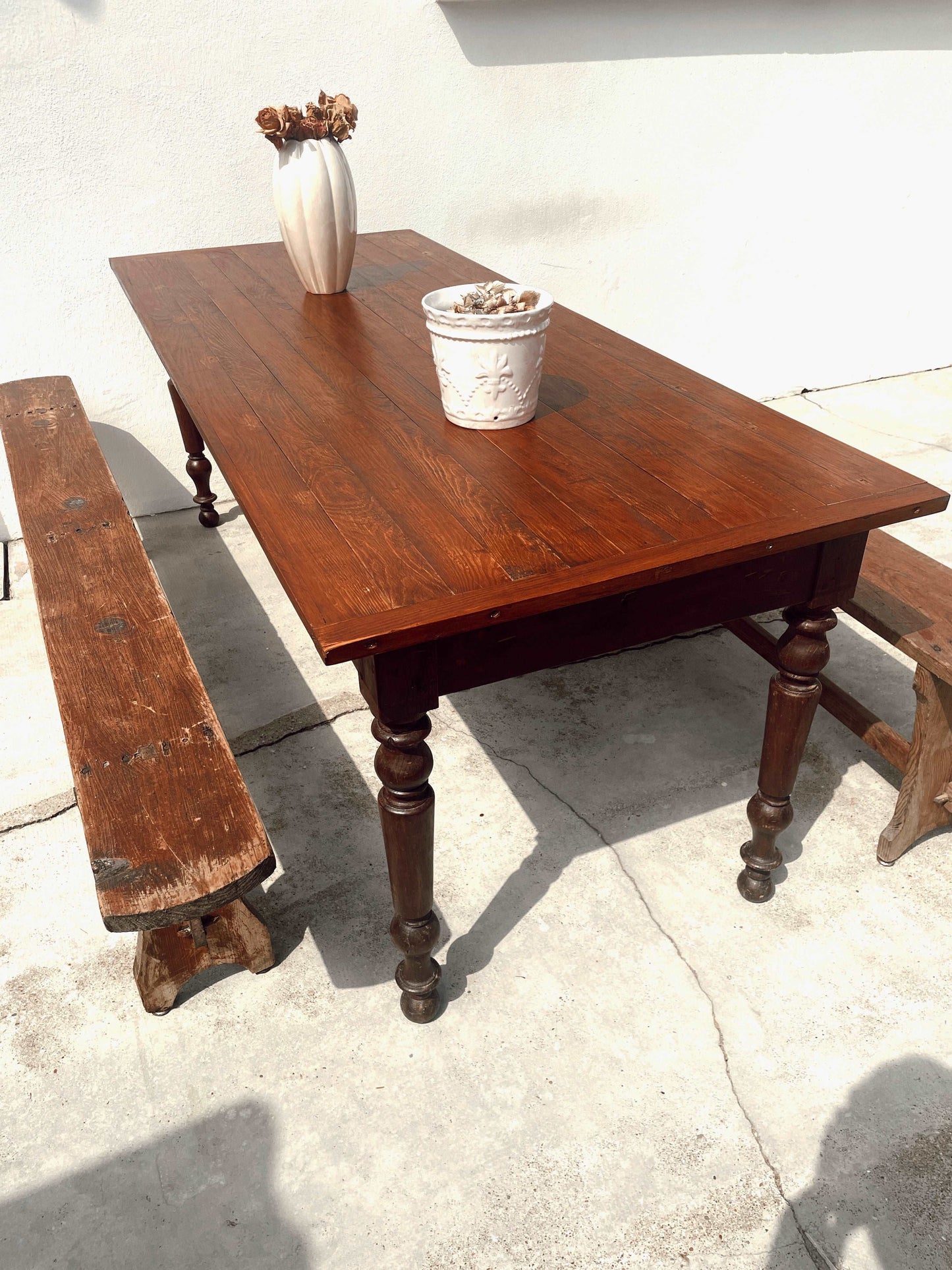 Grande Table en bois Vintage