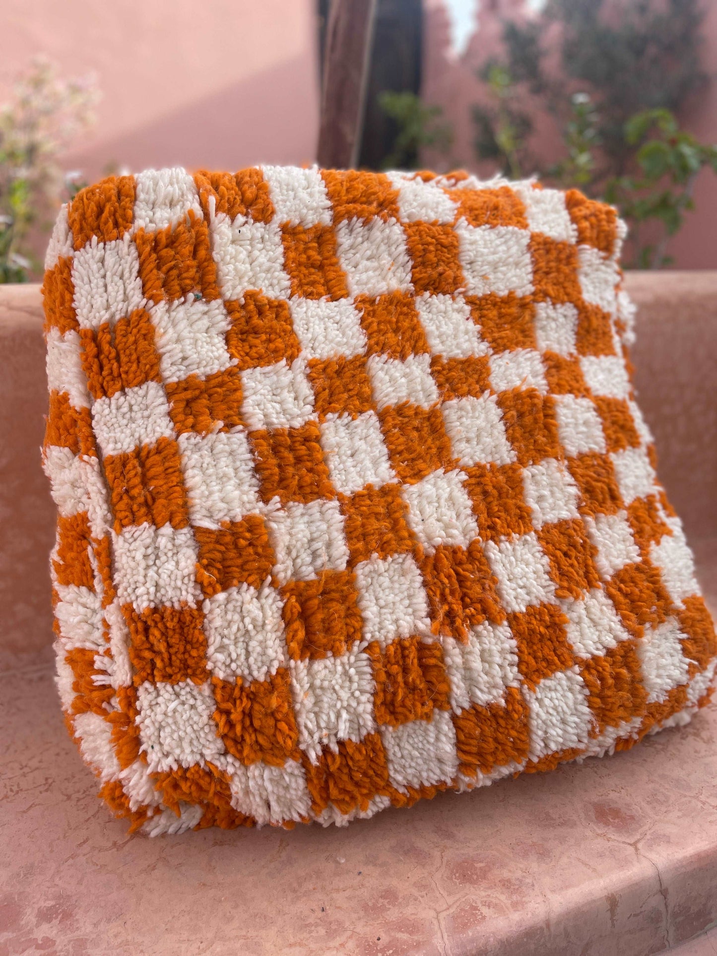Pouf Berbère damier