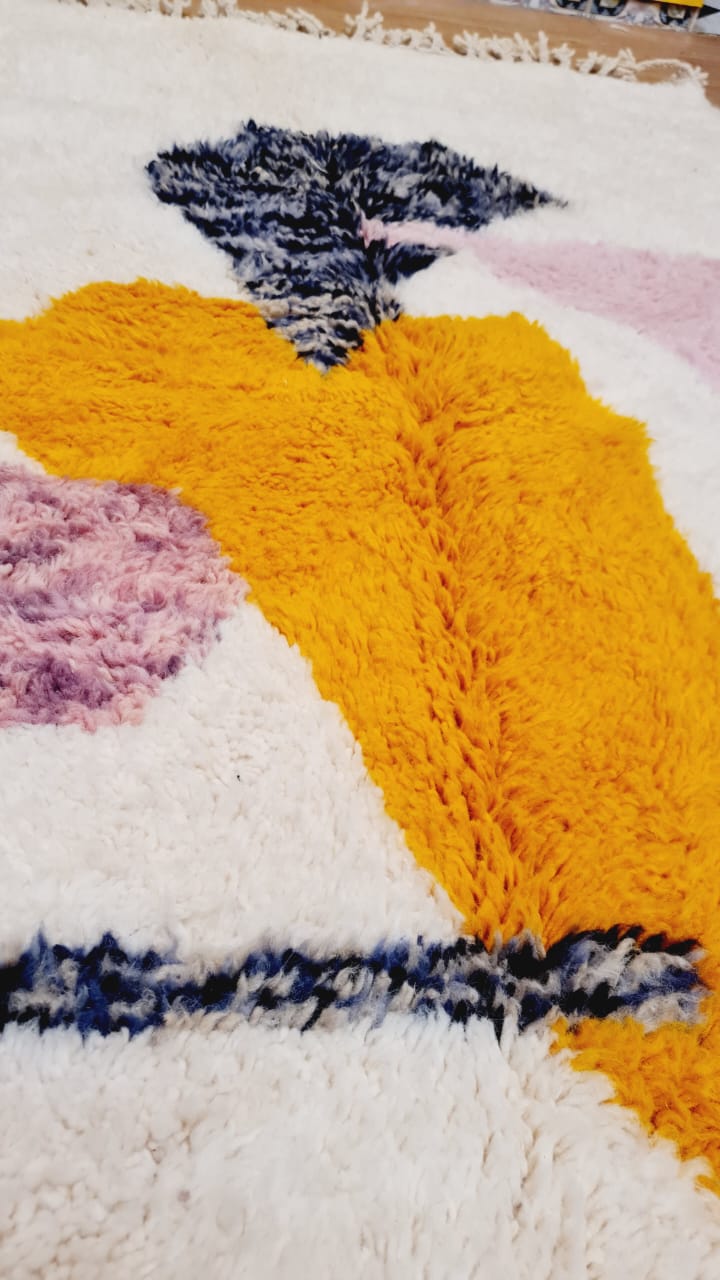 Tapis berbère béni Ouarain graphique