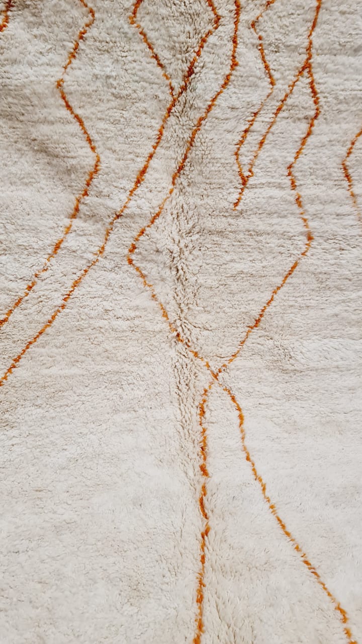 « Crabe », Tapis berbère béni Ouarain