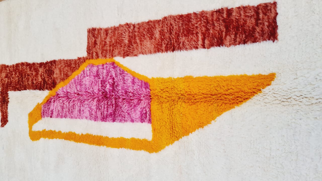 « Sanguine », Tapis berbère béni Ouarain