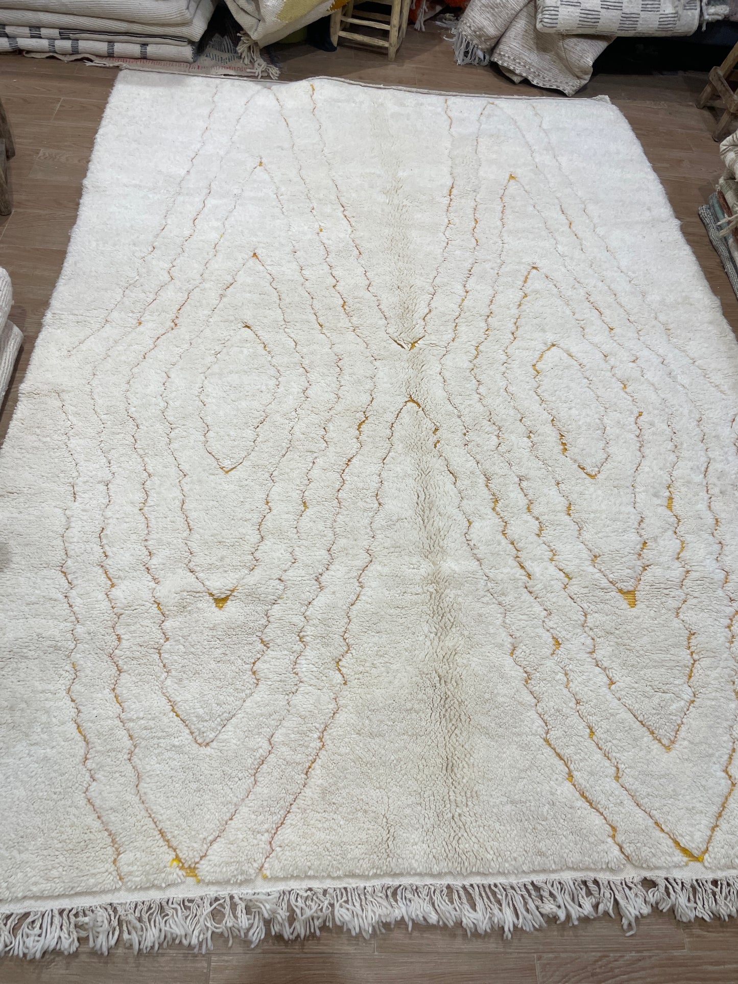 « Papillon », Tapis berbère béni Ouarain