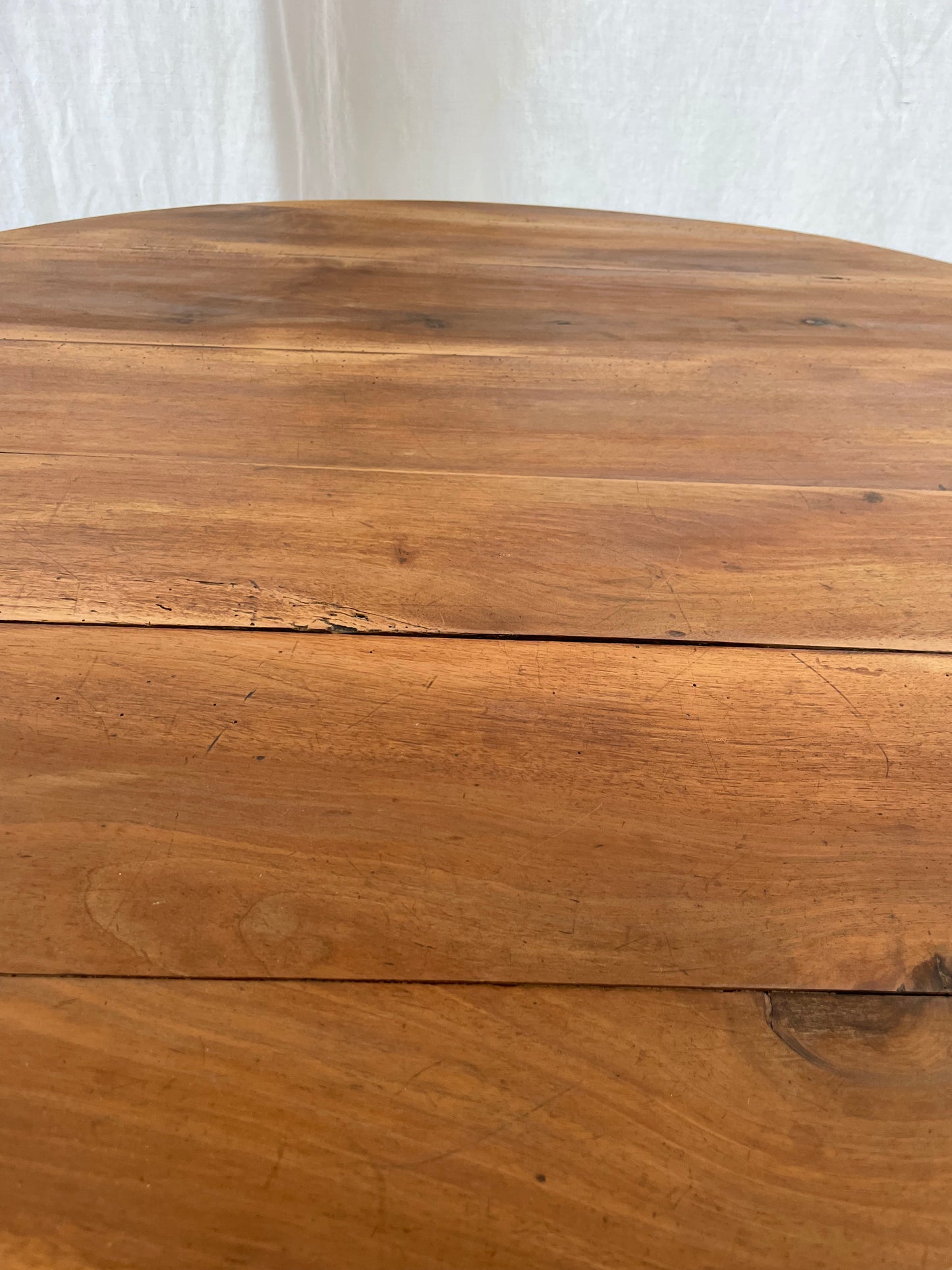 Table basse ronde vintage