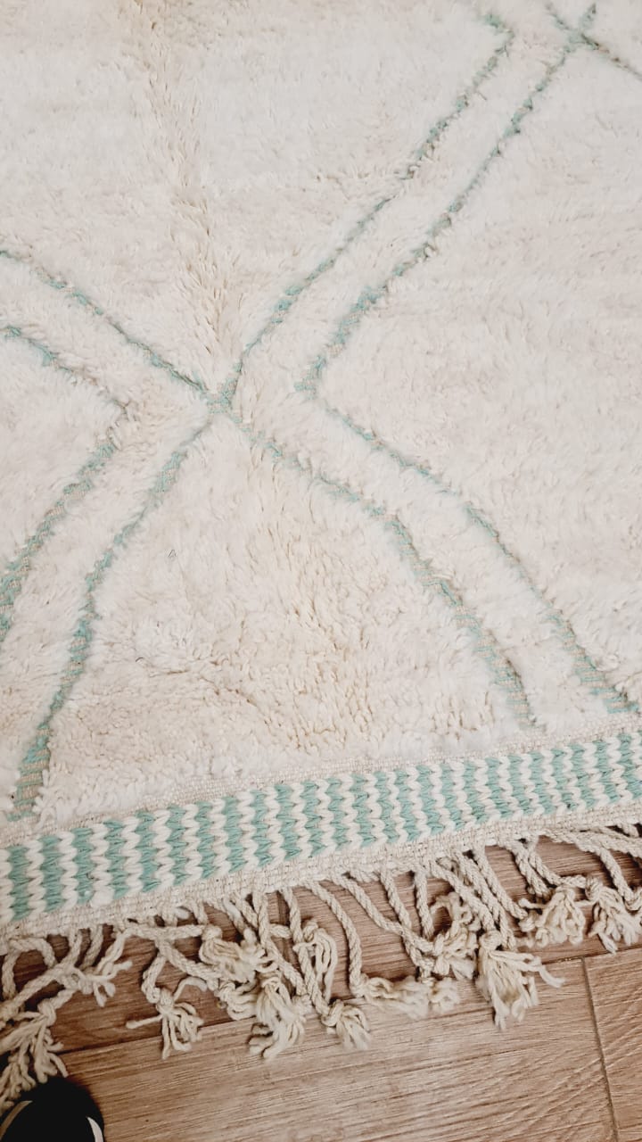 « X Green», Tapis berbère béni Ouarain