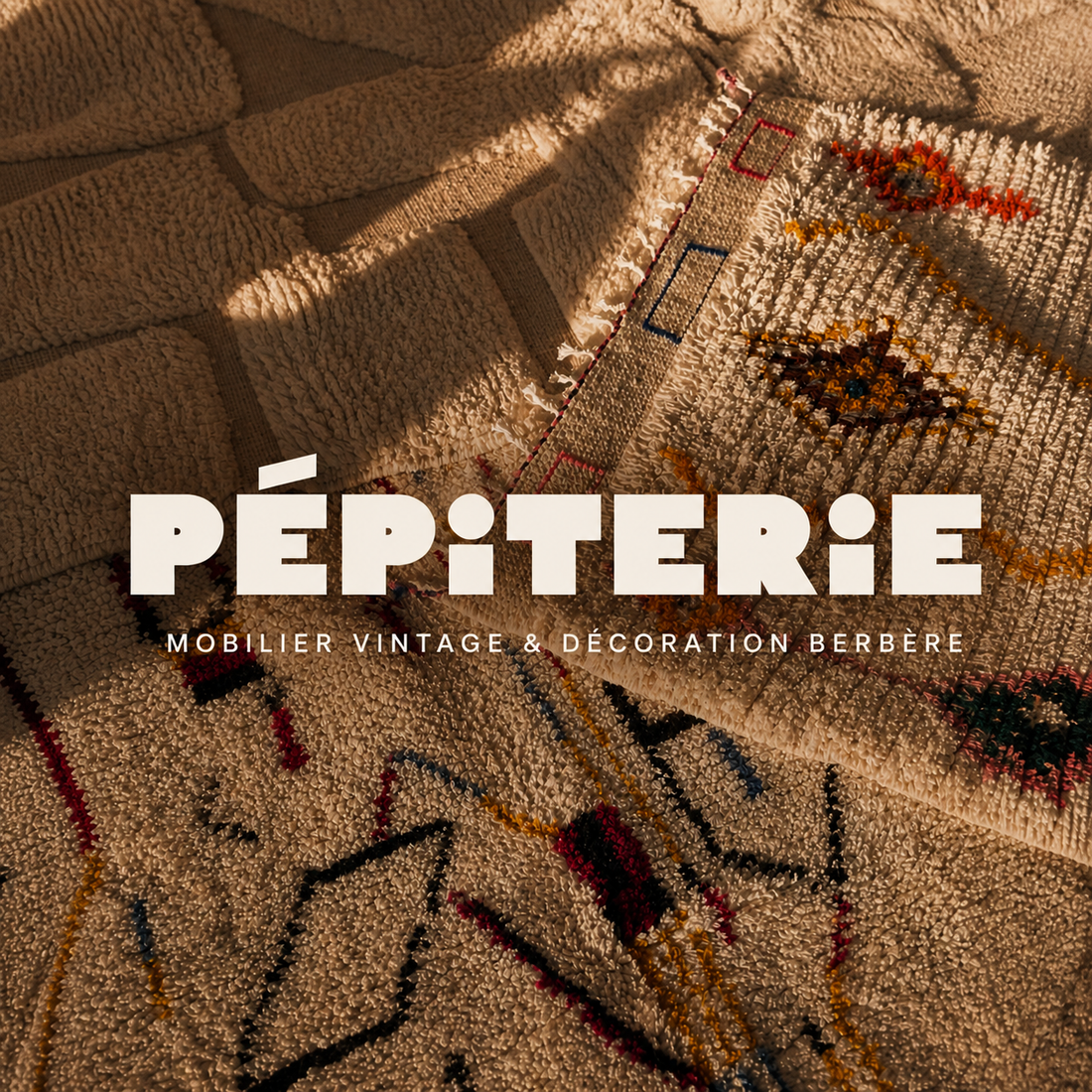 Pépiterie, L’âme des matières : quand le mobilier vintage rencontre les tapis berbères