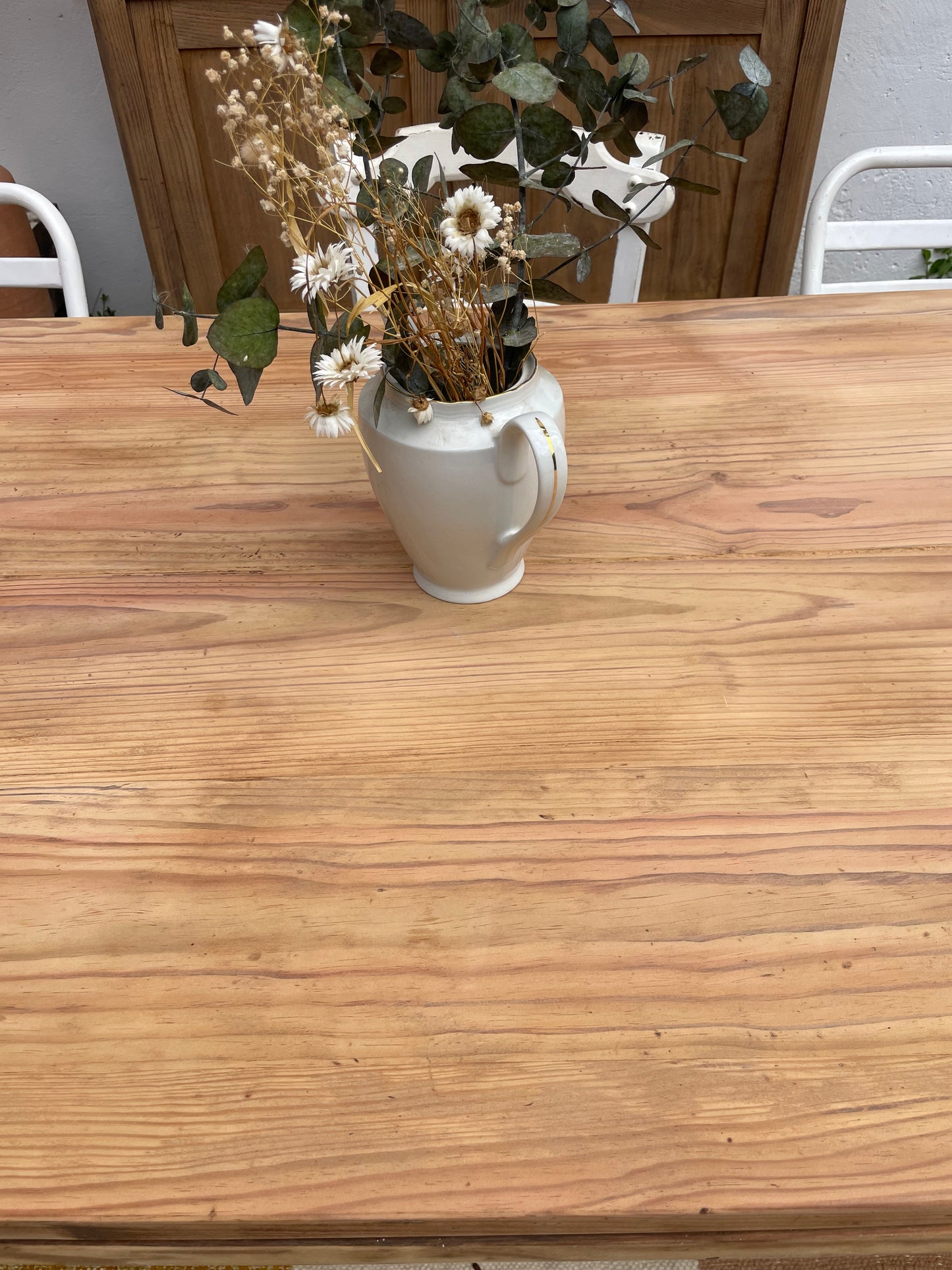 Grande table de ferme ancienne – modulable 350cm – esprit maison de famille