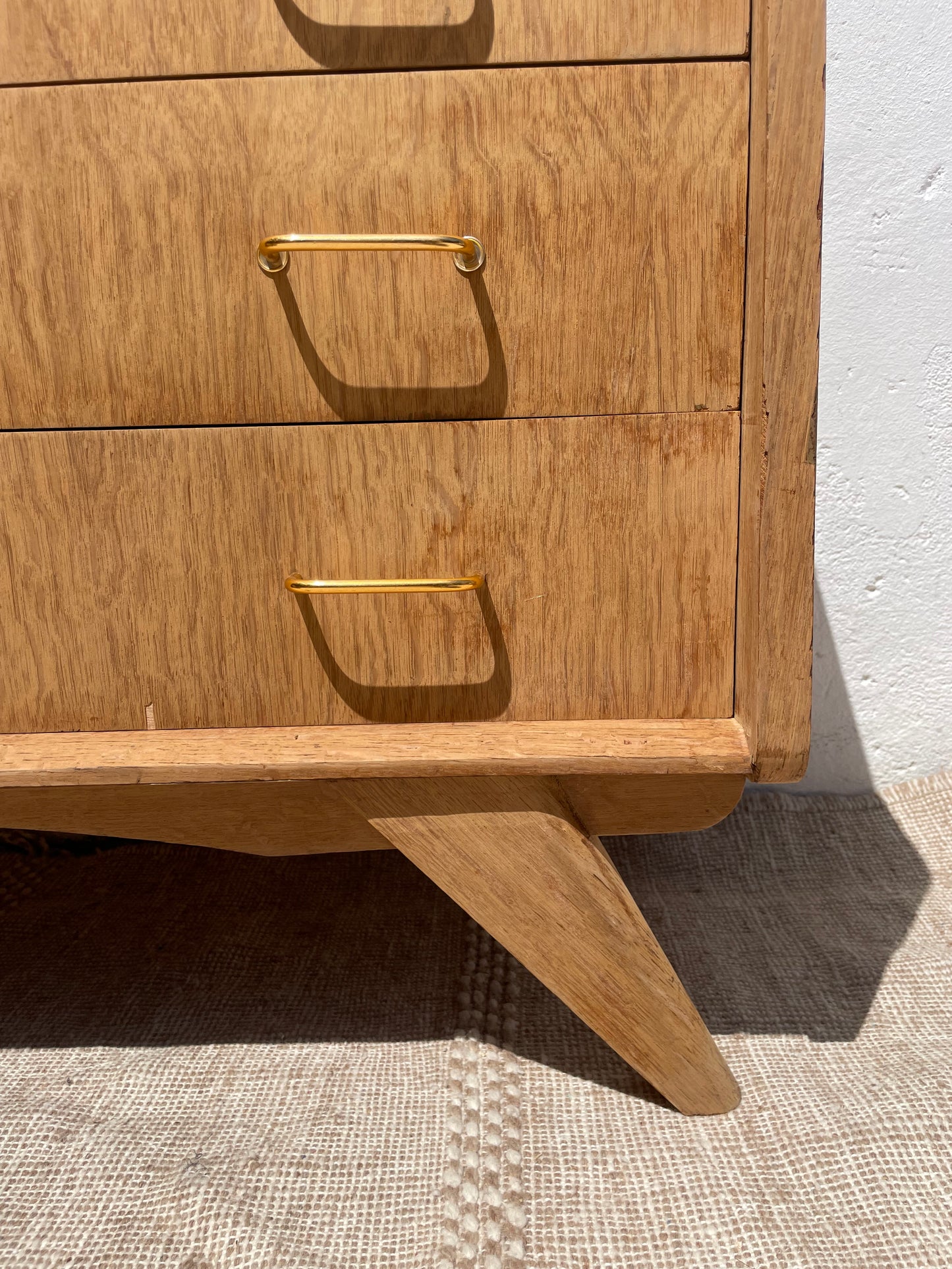 Commode vintage années 50 / 60 pieds compas style scandinave