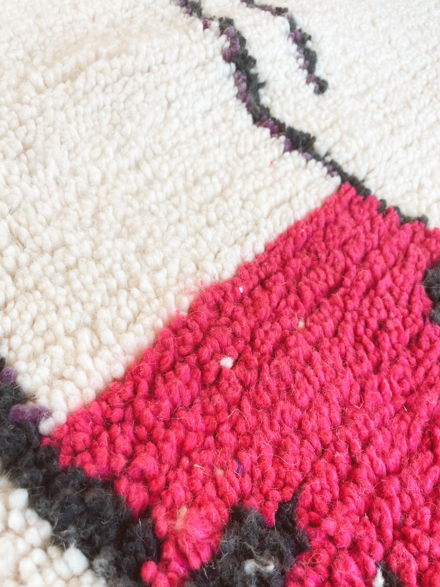 Tapis Azilal Graphique « Violette »