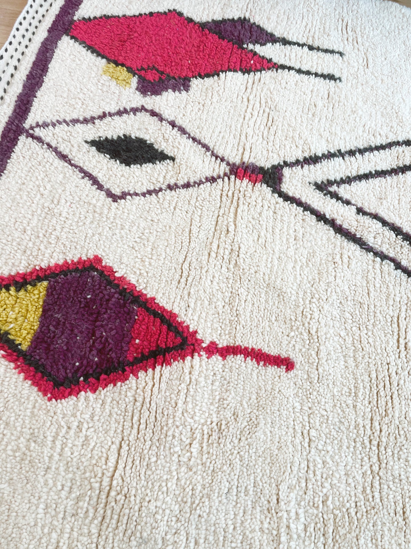 Tapis Azilal Graphique « Violette »