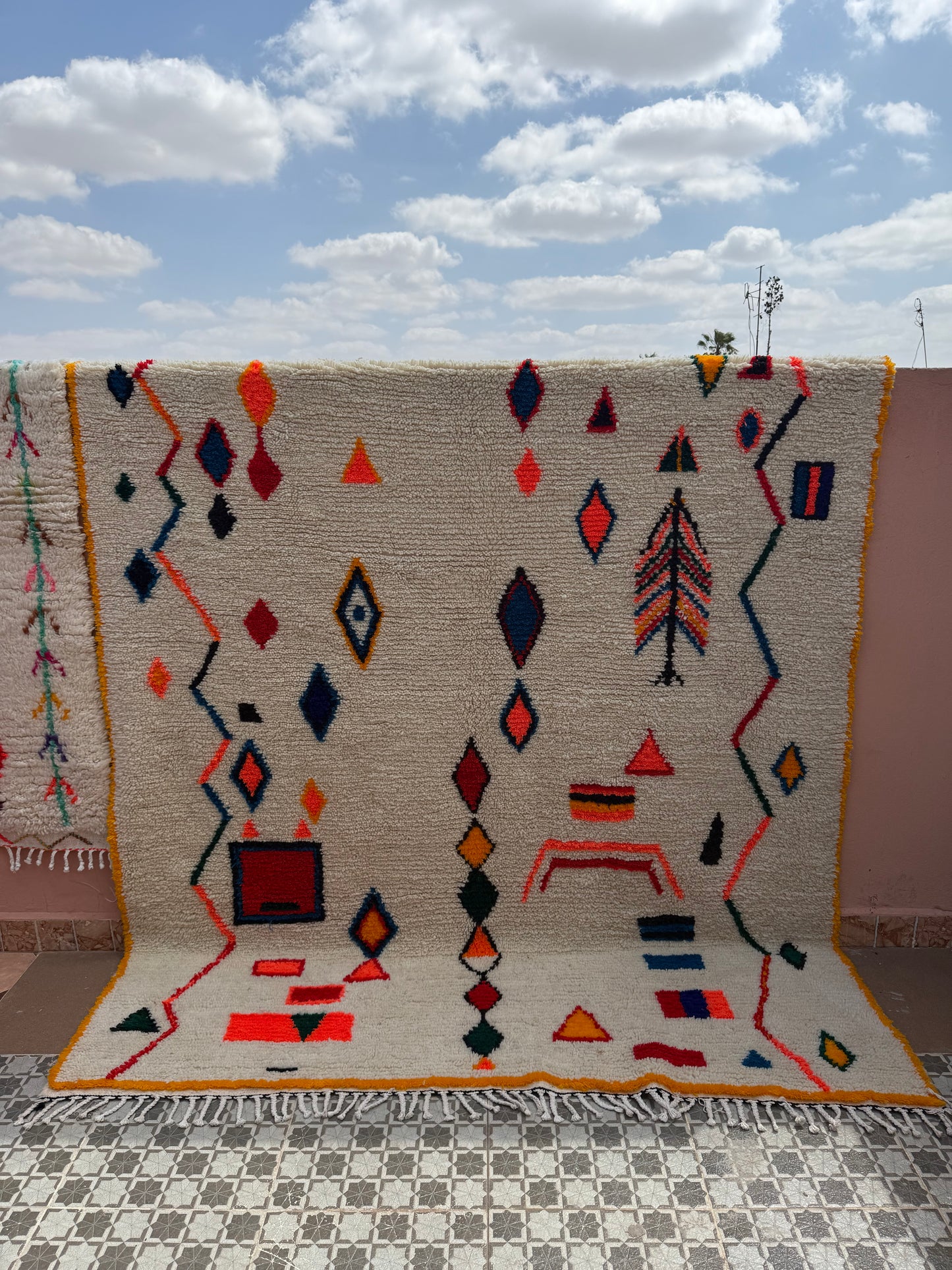 « Zina », grand tapis Berbere Azilal 3x2m