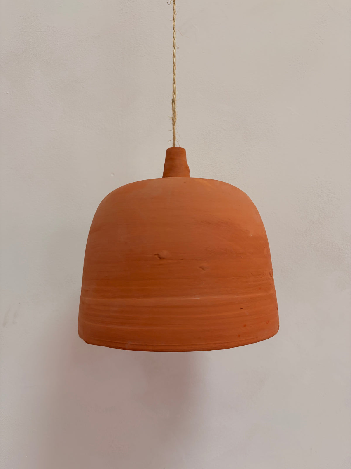 Suspension artisanale en terre cuite Soléa n°3 – Pièce unique
