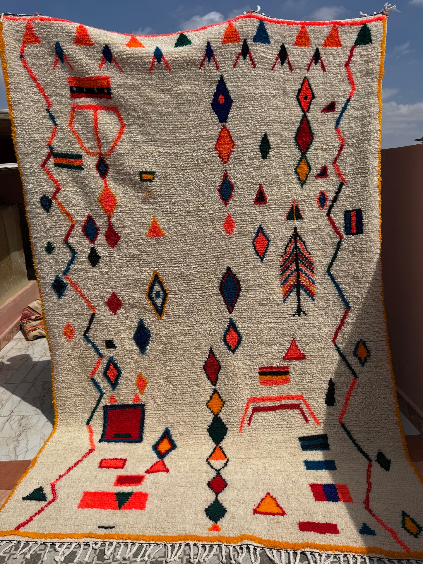 « Zina », grand tapis Berbere Azilal 3x2m