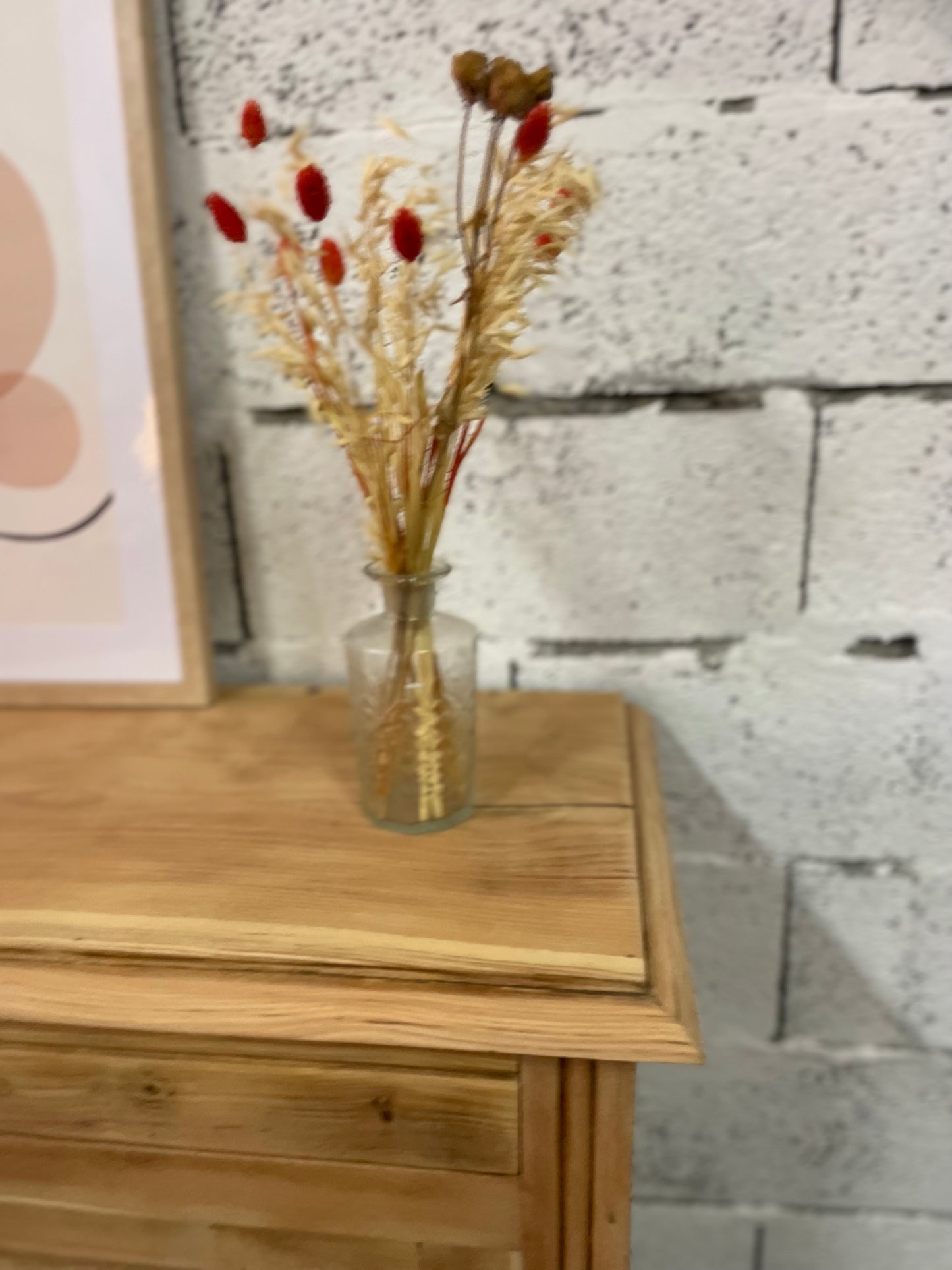 Buffet parisien vintage bois brut