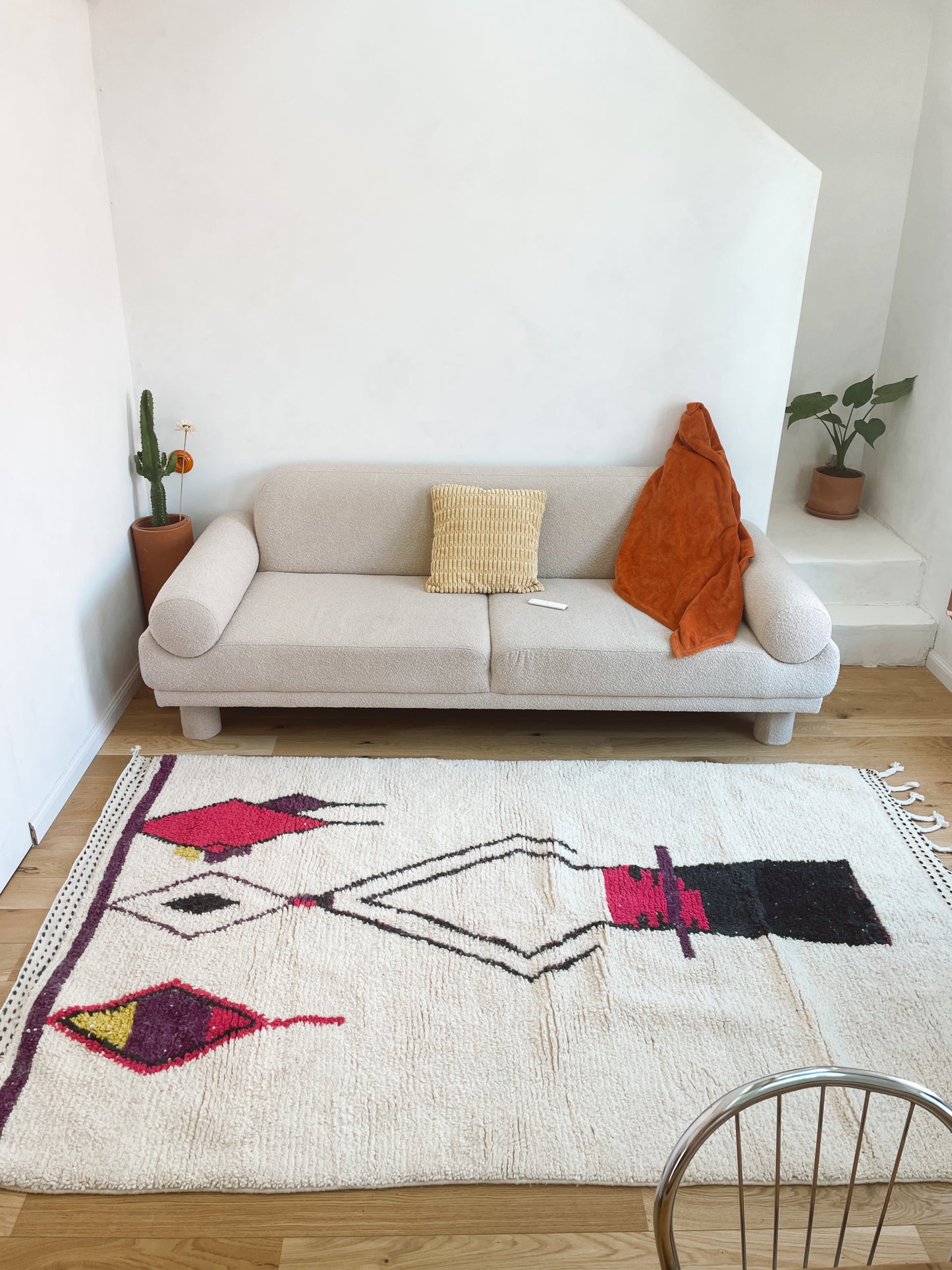 Tapis Azilal Graphique « Violette »