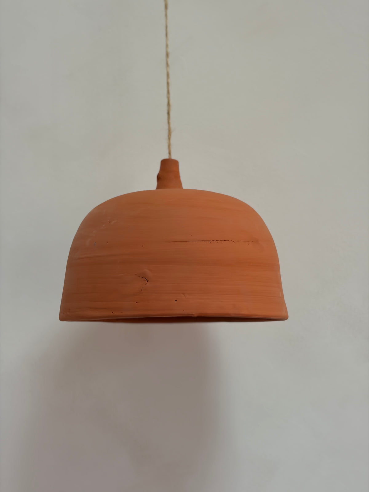 Suspension artisanale en terre cuite Soléa n°2 – Pièce unique