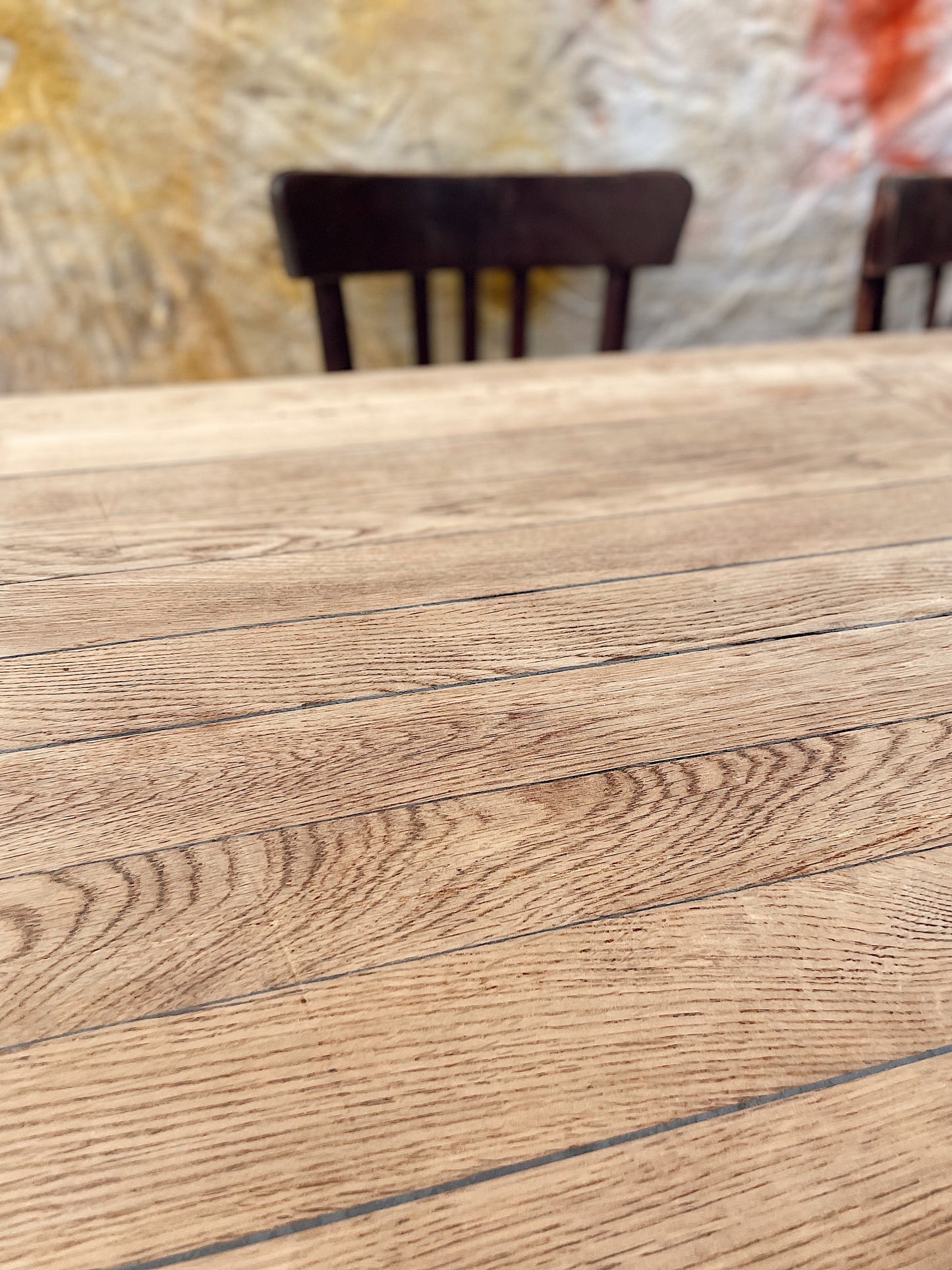 Table de ferme en chêne massif – 160 x 75 cm