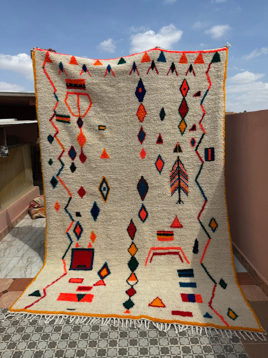 « Zina », grand tapis Berbere Azilal 3x2m