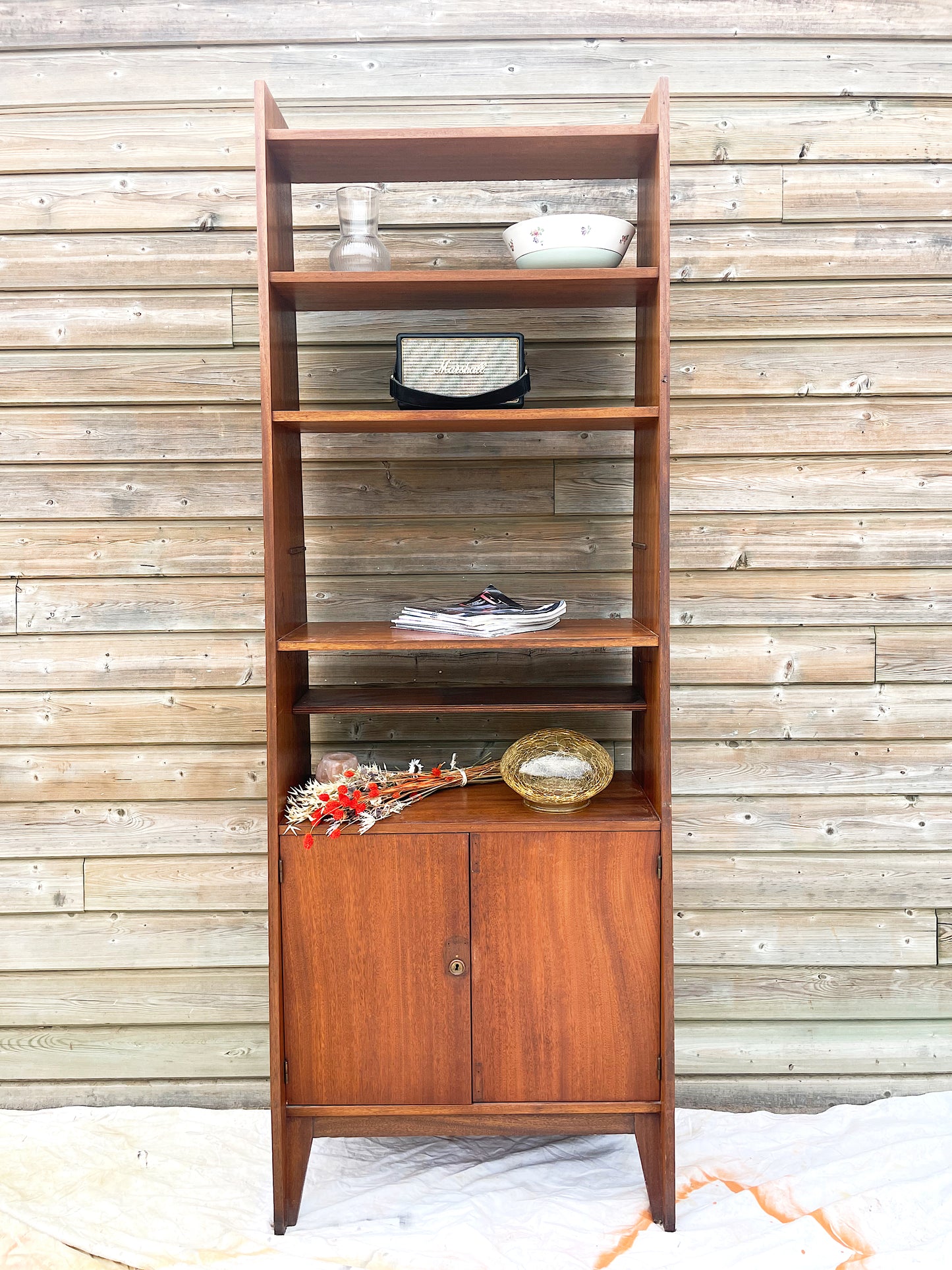 Bibliothèque vintage Scandinave années 60