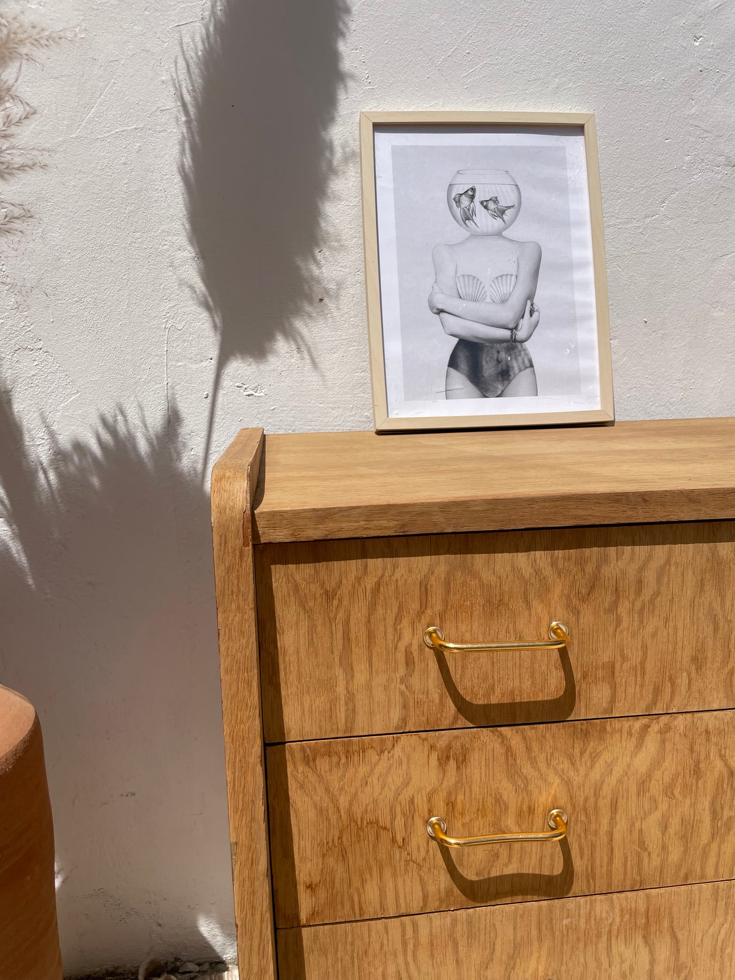 Commode vintage années 50 / 60 pieds compas style scandinave