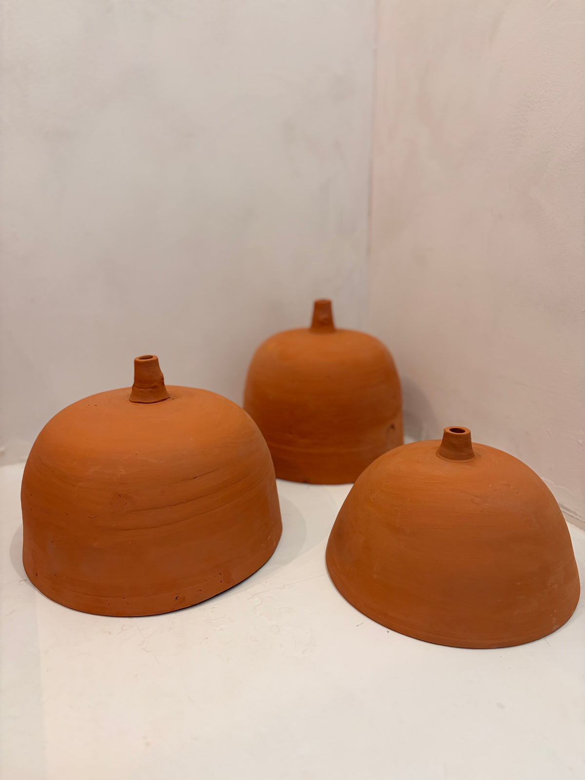 Suspension artisanale en terre cuite Soléa n°1 – Pièce unique