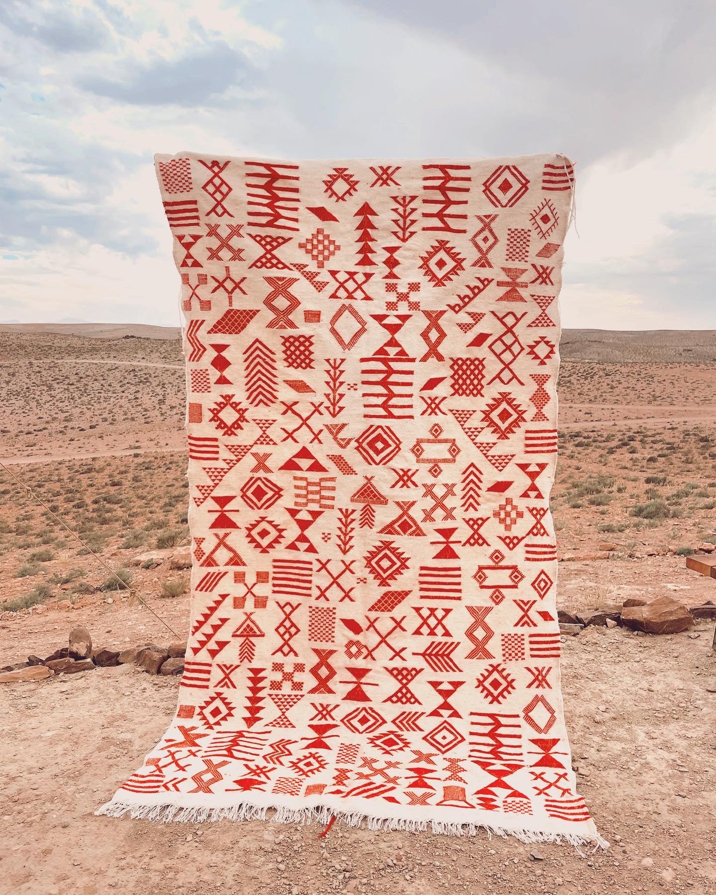 « Tahemmast », Tapis berbère Kilim