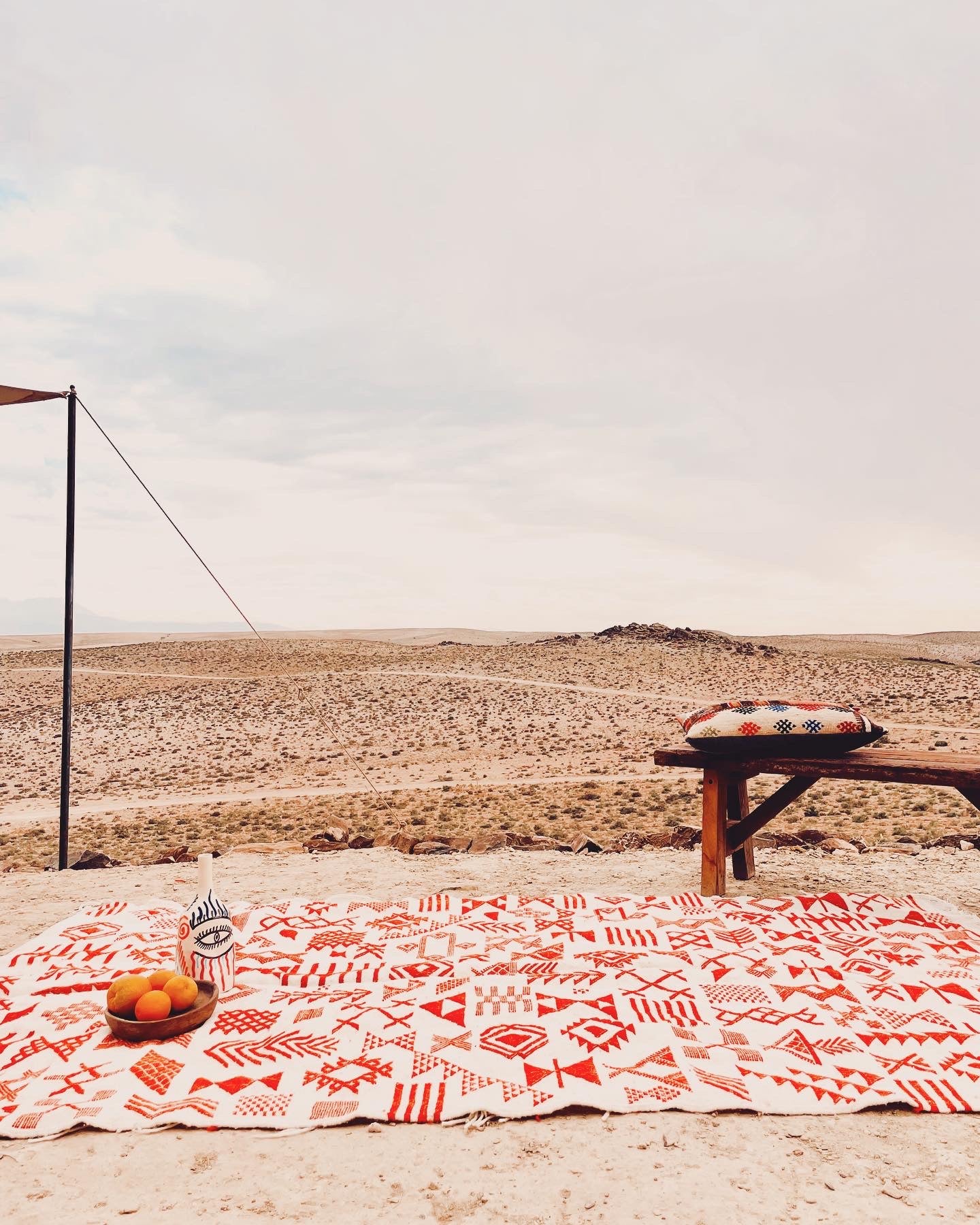 « Tahemmast », Tapis berbère Kilim