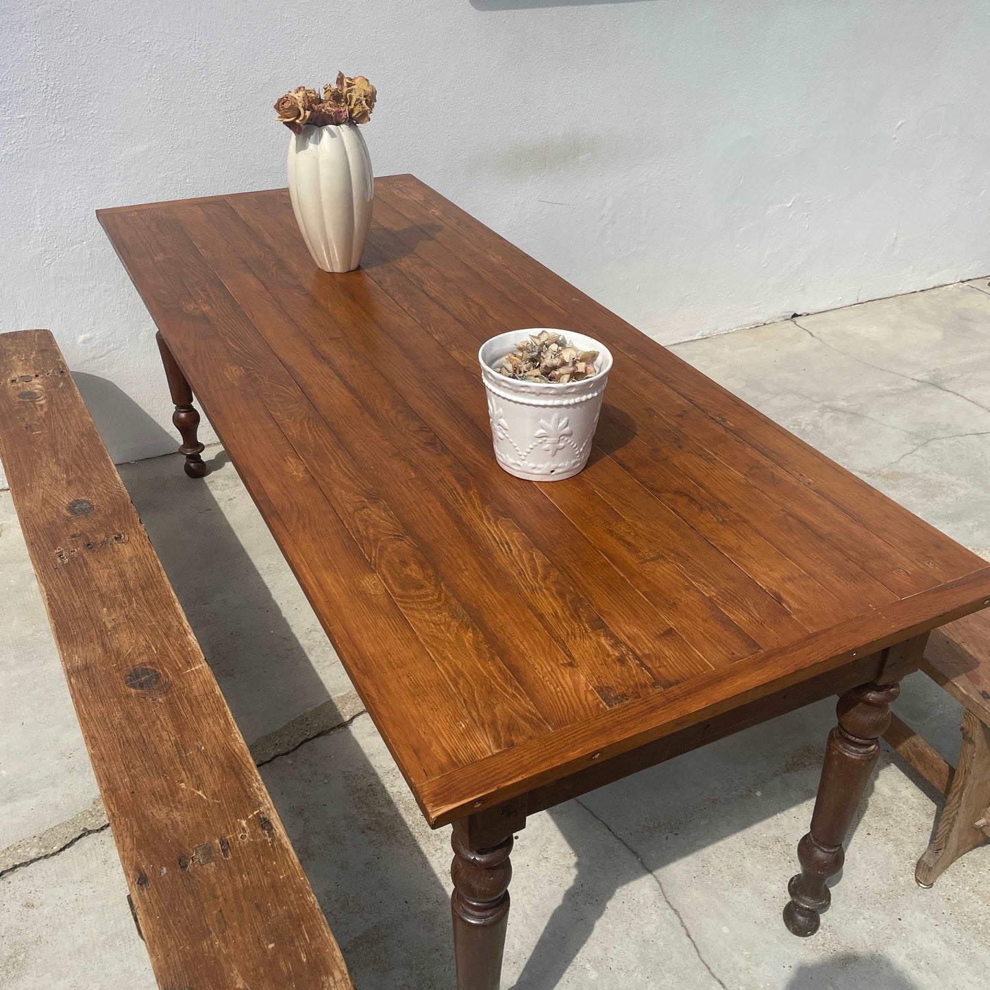Grande Table en bois Vintage