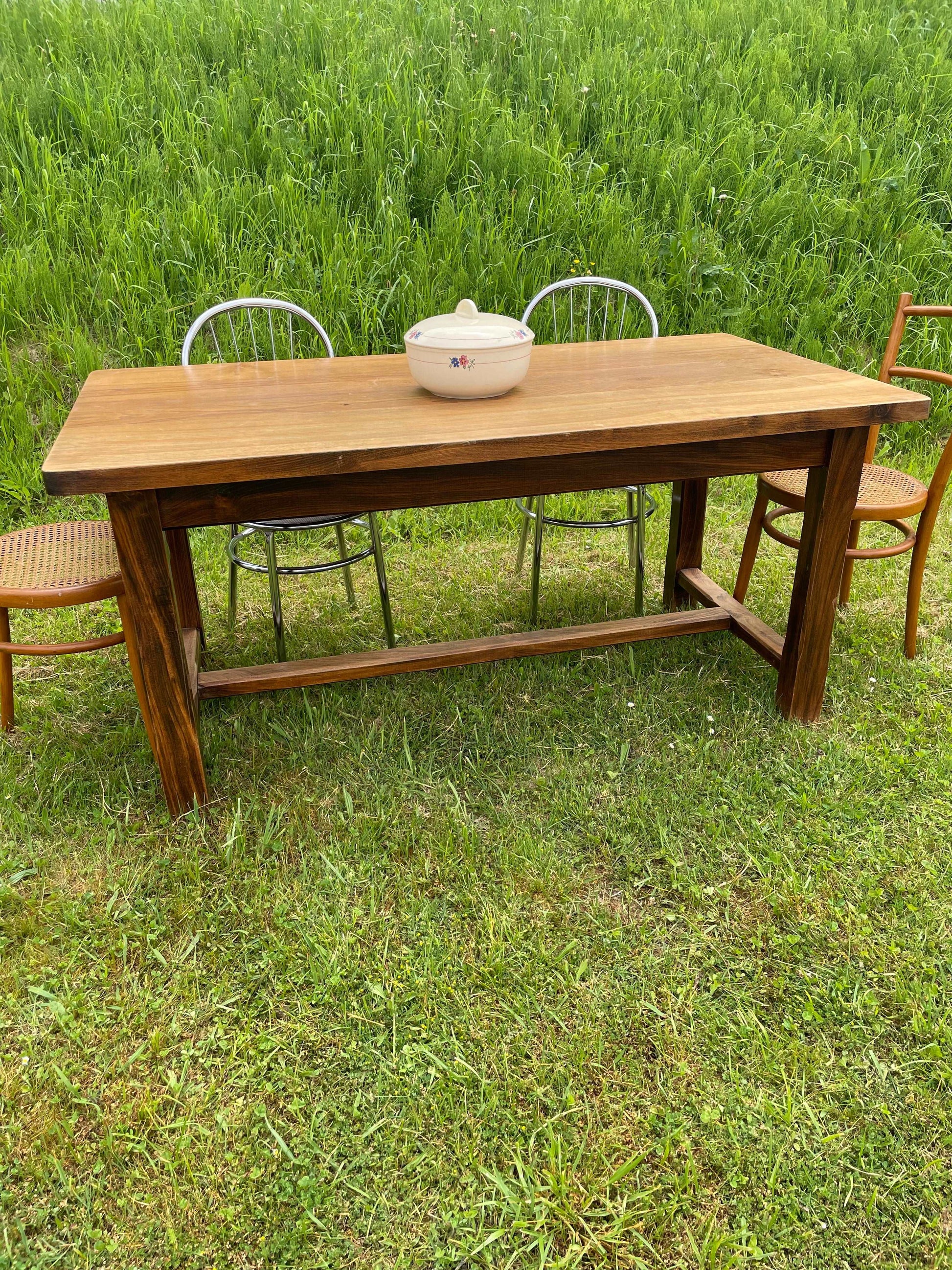 Table à manger Vintage en Bois